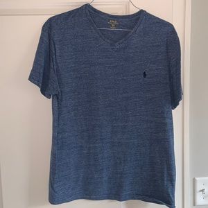 Polo Navy V-Neck T-Shirt - XL